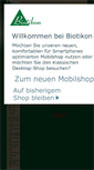 Mobile Screenshot of biotikon.de